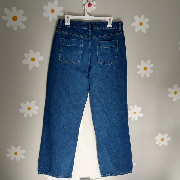 NWT ALIGNE Gigi High Rise Mid Wash Straight Leg Jeans